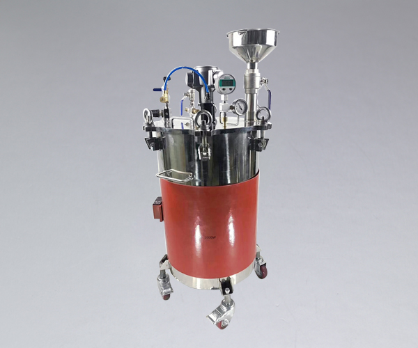 不銹鋼氣動攪拌桶/帶發熱圈/帶腳輪/帶漏斗